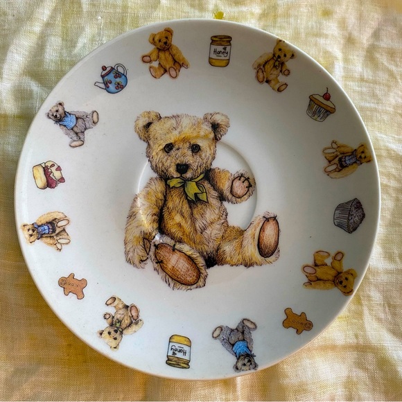 Kent Pottery Vintage Teddy Bear Cup and Saucer set - Picture 5 of 11